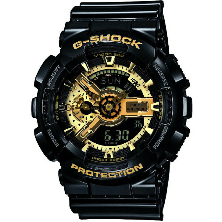 楽天市場】正規品 G-SHOCK Gショック ジーショック GA-110-1AJF カシオ