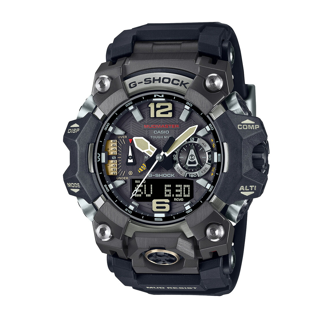 国内定め事品 MASTER OF G MUDMASTER マッドマスター GWG-B1000-1AJF G-SHOCK ジーショック 手ごわいソーラー 電磁波時辰儀 Bluetooth役立つこと 針路・気温・空圧・殊のほか位置づける 防塵・防泥社会システム ラッピングサービス