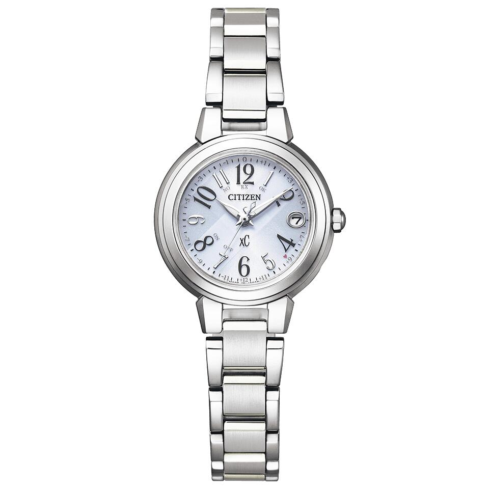 国内正規品　シチズン　CITIZEN　XC クロスシー basic collection　ES9430-54B 電波時計　エコドライブ　ソーラー アラビア数字　ホワイト白文字板　ステンレス　最長5年保証　ラッピング無料　バンド調整サービス　ロングセラー 27,528円