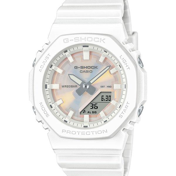 国内正規品 G-SHOCK WOMEN GMA-P2100PC-7AJF ホワイト 白  ジーショック ミドルサイズ クオーツ 電池式 アナデジ 20気圧防水 ラッピングサービス