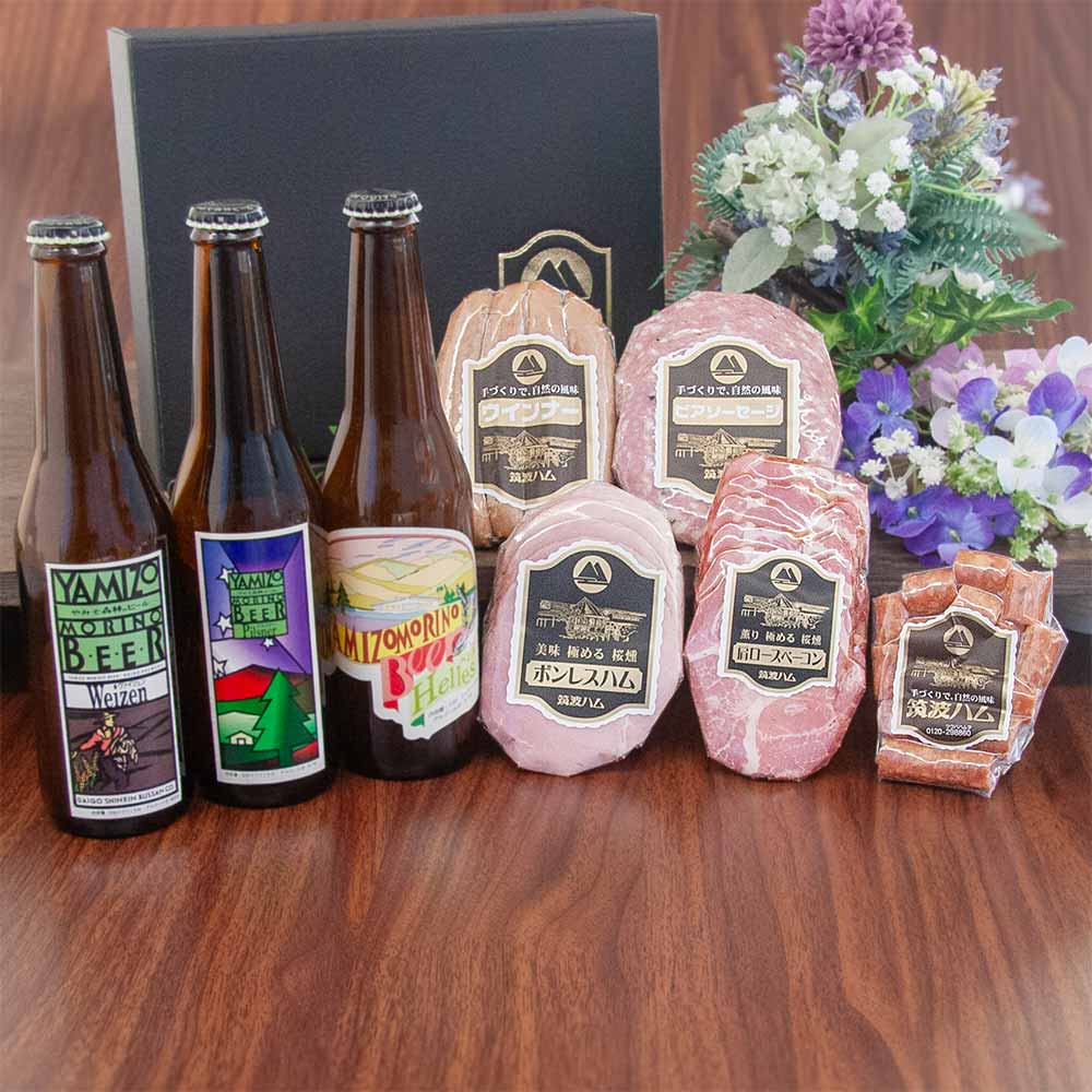 お中元 大子 ビール ギフト セット たんのう 送料無料 筑波ハム 大子ブルワリー 大子ビール 地ビール ソーセージ おつまみ 茨城名産 贈り物 国産豚 茨城県 豚肉 酒 おつまみ 詰め合わせ 感謝 グルメ 食品 感謝 気持ち 夏ギフト