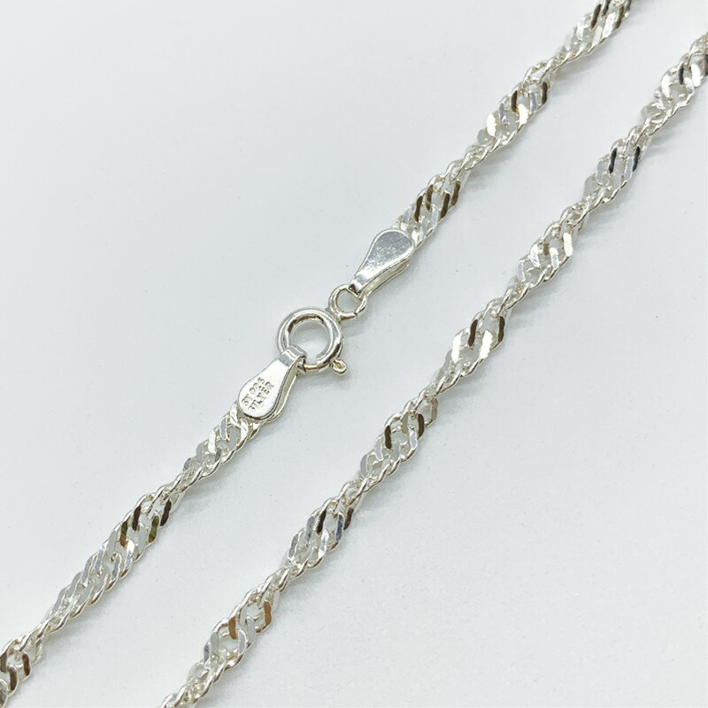 シルバー925 ネックレス カット スクリュー チェーン SVDS50 線径0.5mm 1本 6,799円