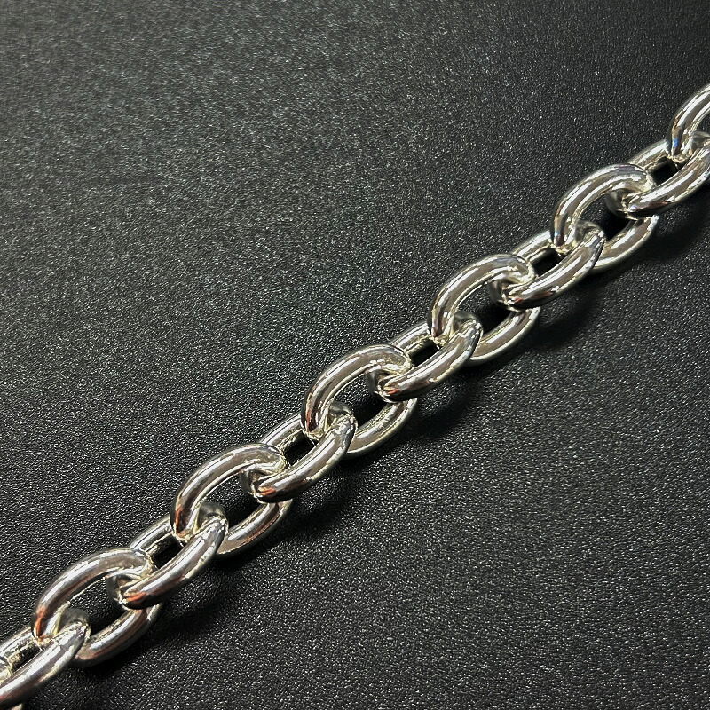 【10cm単位】シルバー925 SV925 小判チェーン CL250 線径2.5mm