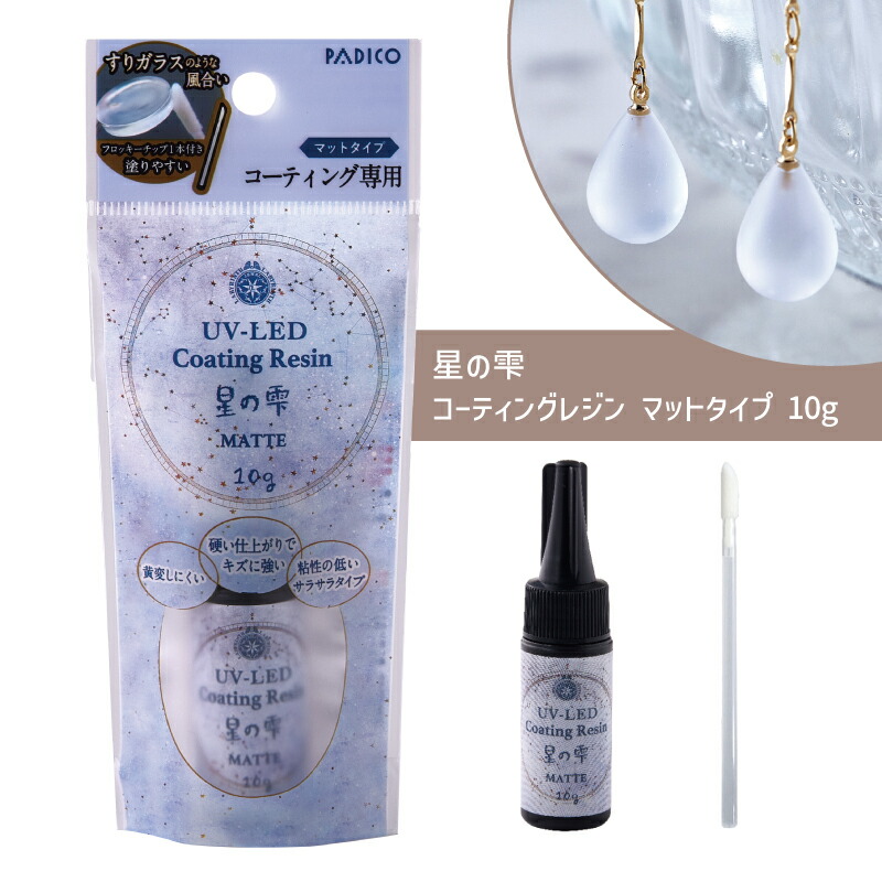 楽天市場】星の雫 コーティングレジン液 グロス 10g 1本 パジコ