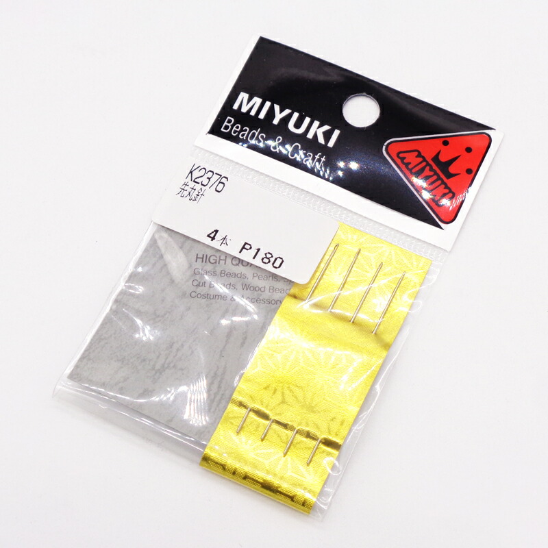 楽天市場】MIYUKI ビーズ針 K2377 4本入 Beading シードビーズ