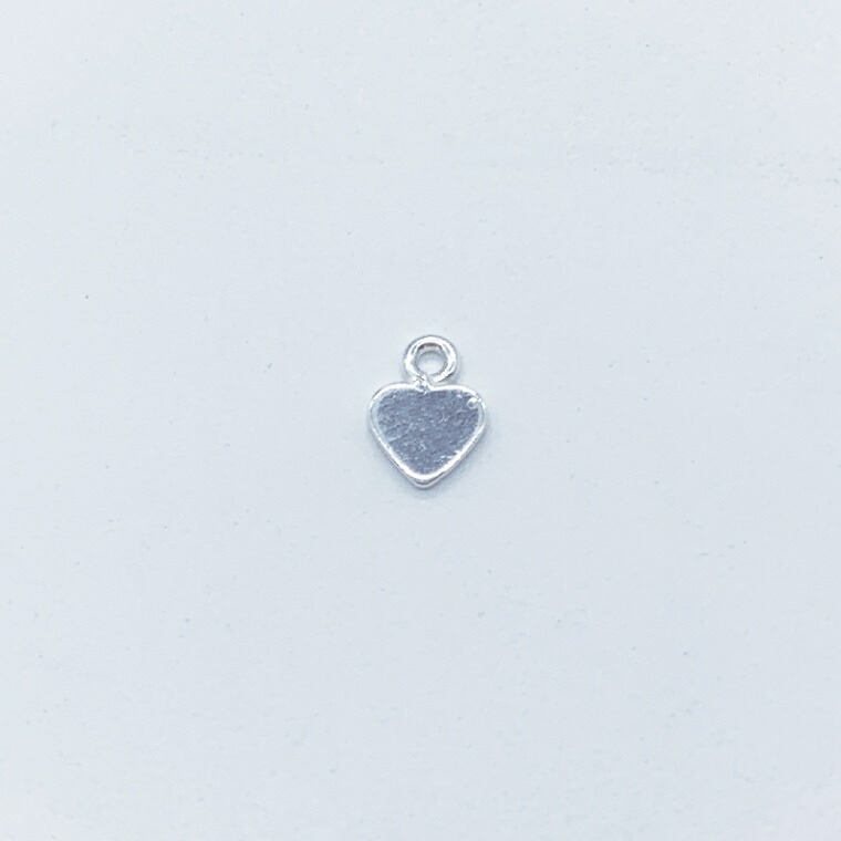 楽天市場】チャーム(ハート）1個 シルバー925パーツ : 銀石