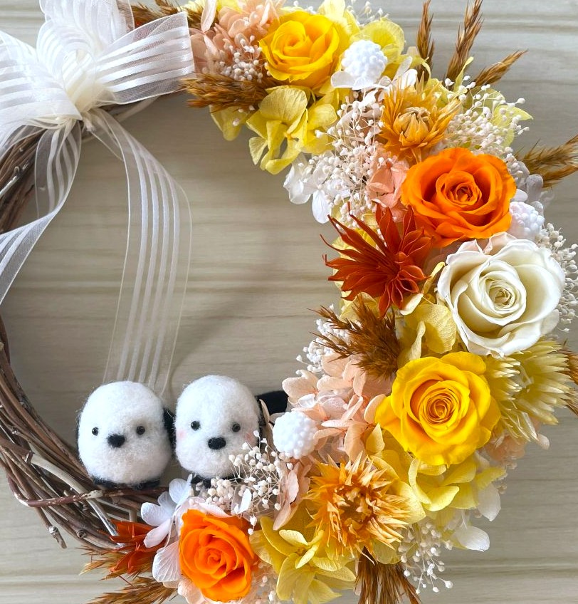 楽天市場】プリザーブドフラワーリース プリザーブドフラワーおしゃれ