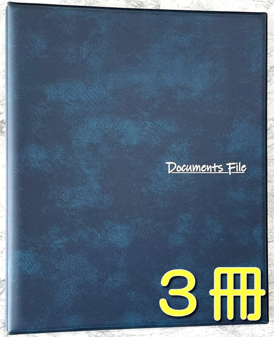 書きものファイリング 書きもの整理保存用具 書きものフォルダ 書きもの取り片づける整理保存用具             【当社は国内の申しあわせ書整理保存用具の約10％を売りわたすする会社組織です、性質にはこの上なくの自負心があります】 file【御膳上等A４     Document整理保存用具      青碧    3冊】