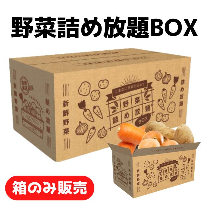 蔬菜端っこ放題BOX【ダンボール箱 販促品 差し上げ物 でき事 割り増し金 お祝い事 集客 別れ別れ つめほうだい つかみどり つかみ取り 詰合せ 詰め合わせ 差し上げ物 ノベルティ 粗品 小わっぱ会 町内会 縁日 ボックス席 箱 蔬菜詰合せ 蔬菜詰め合わせ じゃがいも たまねぎ にんじん】
