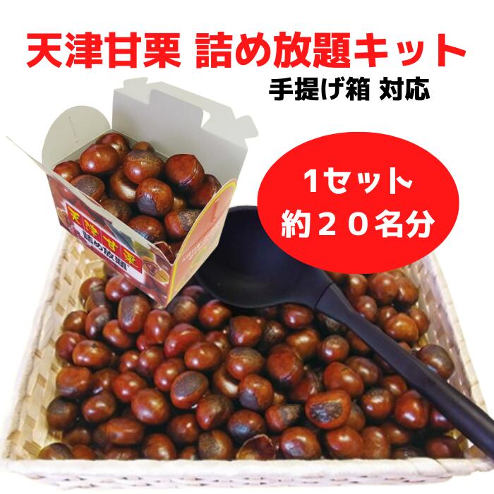天津甘栗 詰め放題 約22名分 手提げ箱対応 【栗 甘栗 秋の味覚 旬の味覚 販促品 プレゼント イベント 景品 送料無料 お祭り 集客 配布 つめほうだい つかみどり つかみ取り 詰合せ 詰め合わせ ギフト ノベルティ 粗品 子供会 町内会 縁日 業務用 お得なセット まとめ買い】