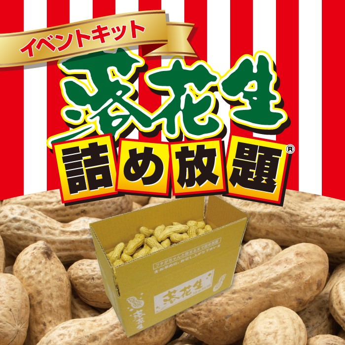落花生 詰め放題キット 約20名分 落花生BOX対応【節分 豆まき 販促品 プレゼント イベント 景品 送料無料 お祭り 集客 配布 つめほうだい つかみどり つかみ取り 詰合せ 詰め合わせ ギフト ノベルティ 粗品 子供会 町内会 縁日 業務用 お得なセット まとめ買い】