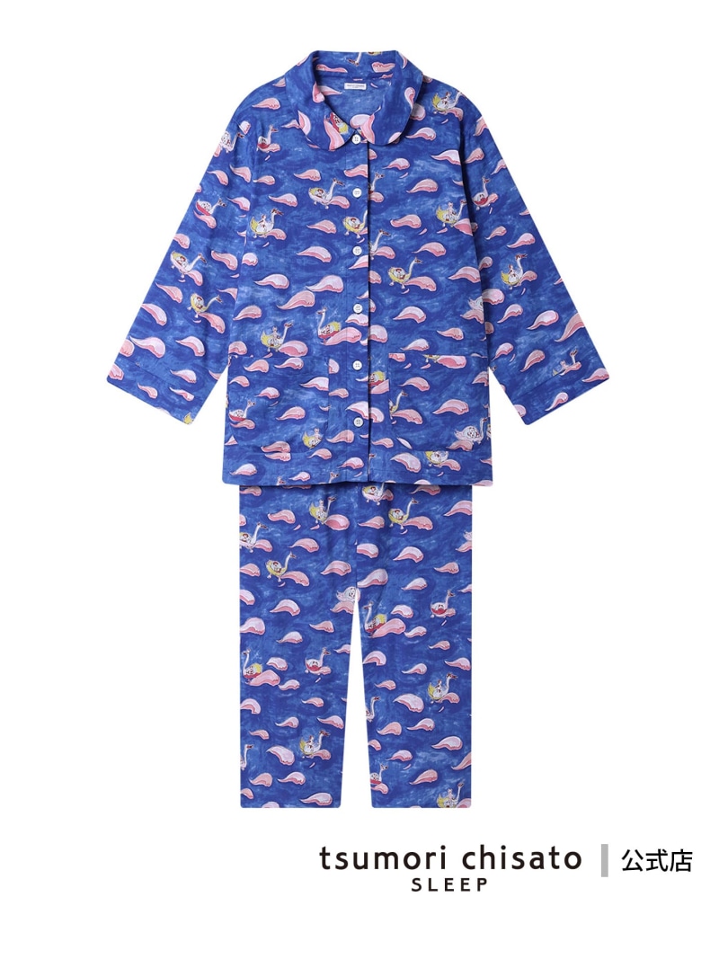 ツモリチサト スリープ パジャマ 綿100%(本体) 楊柳素材 9分袖 長袖 9分丈 tsumori chisato SLEEP ツモリチサトスリープ インナー・ルームウェア パジャマ【送料無料】[ Fashion]