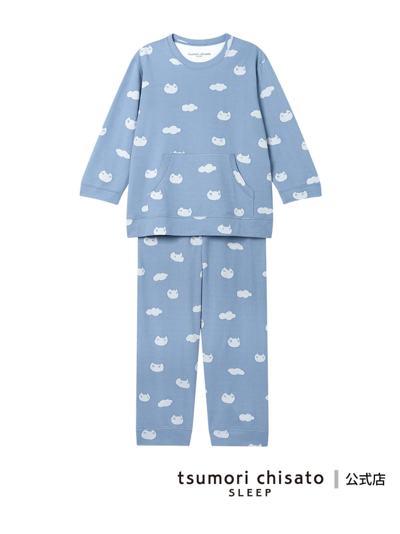 ツモリチサト スリープ パジャマ 綿100%(本体) ジャカード 8分袖 長袖 9分丈 tsumori chisato SLEEP ツモリチサトスリープ インナー・ルームウェア パジャマ【送料無料】[ Fashion]