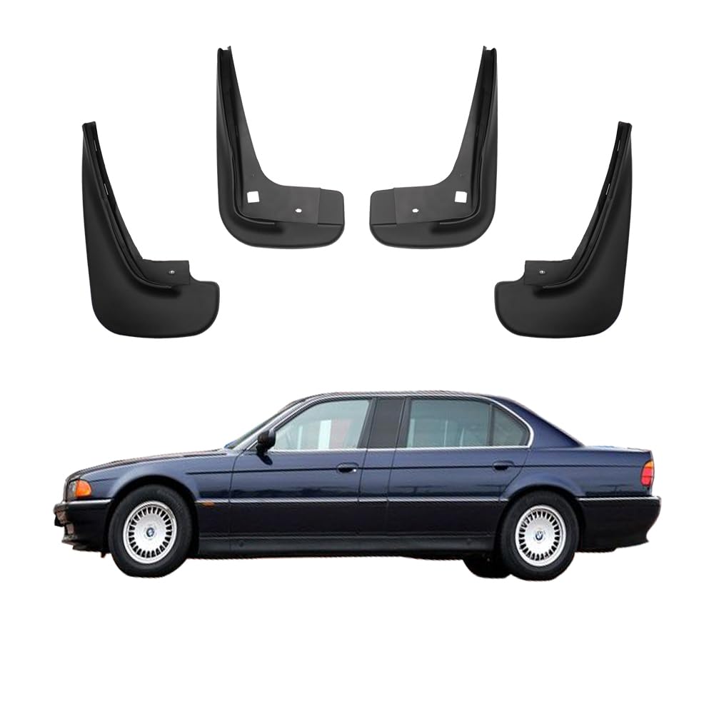 Bmw 7 シリーズ 1996-2004 専用 マッドガード フロント/リア 4枚セット 泥除け