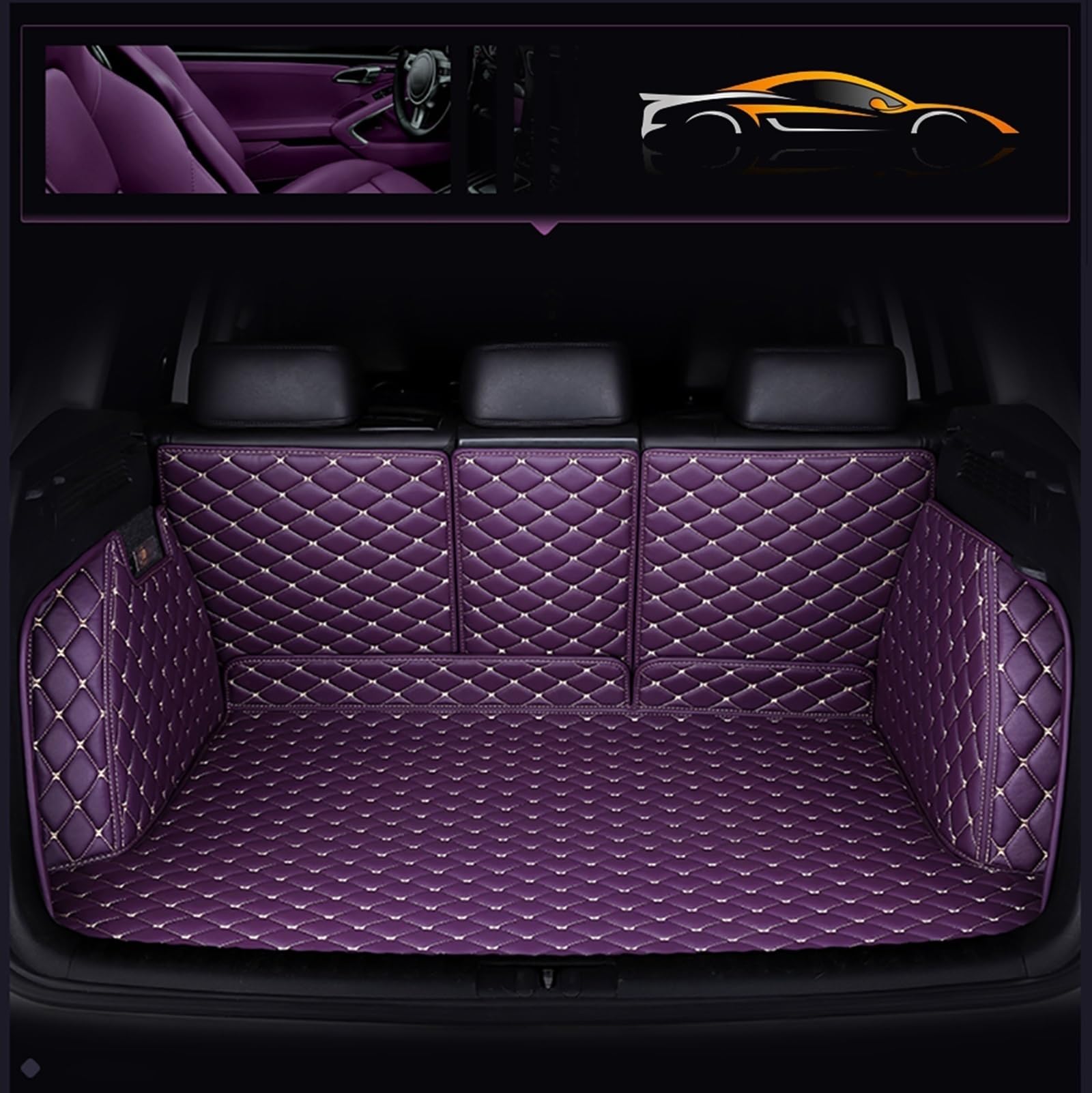 トランクマット 適合 ベンツGクラス W463A型 G550 G63 G350d G400d 2018年6月~2024年 3Dフルカバーカーゴマット XPE レザーラゲージトレイ 防水 耐汚れ 荷台マット 車種専用設計 車のトランクマット 全天候対応 取り付け簡単 カーアクセサリー 内装カスタム 【右側にディンプ
