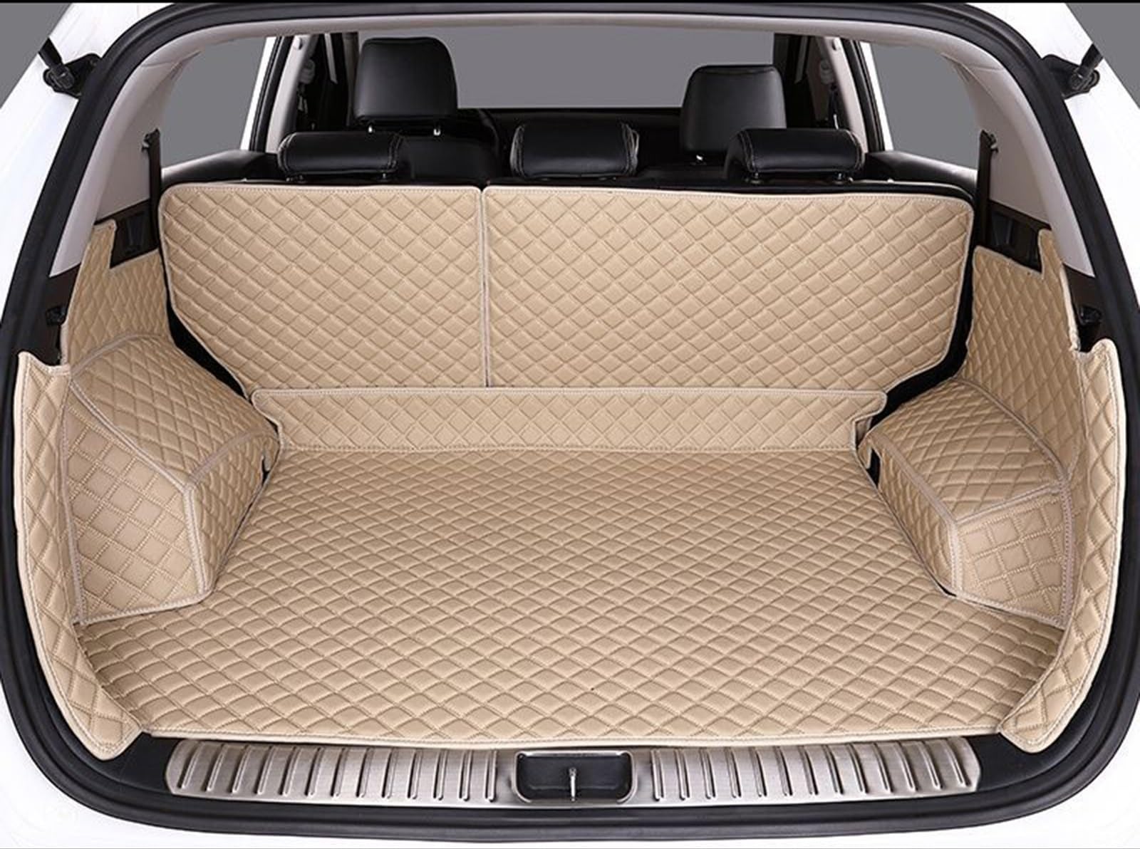 カスタム 車のトランクマット B-W-M X7 2022 G07 6人乗り/7人乗り2019-2022 に適用 XPEレザー 3D カーゴマット ラゲッジマット 防水 滑り防止 耐汚れ ラゲージトレイ 保護パーツ カスタム 車のトランクマット 車種専用設計 ラゲッジマット カーゴマット 内装パーツカーアクセ