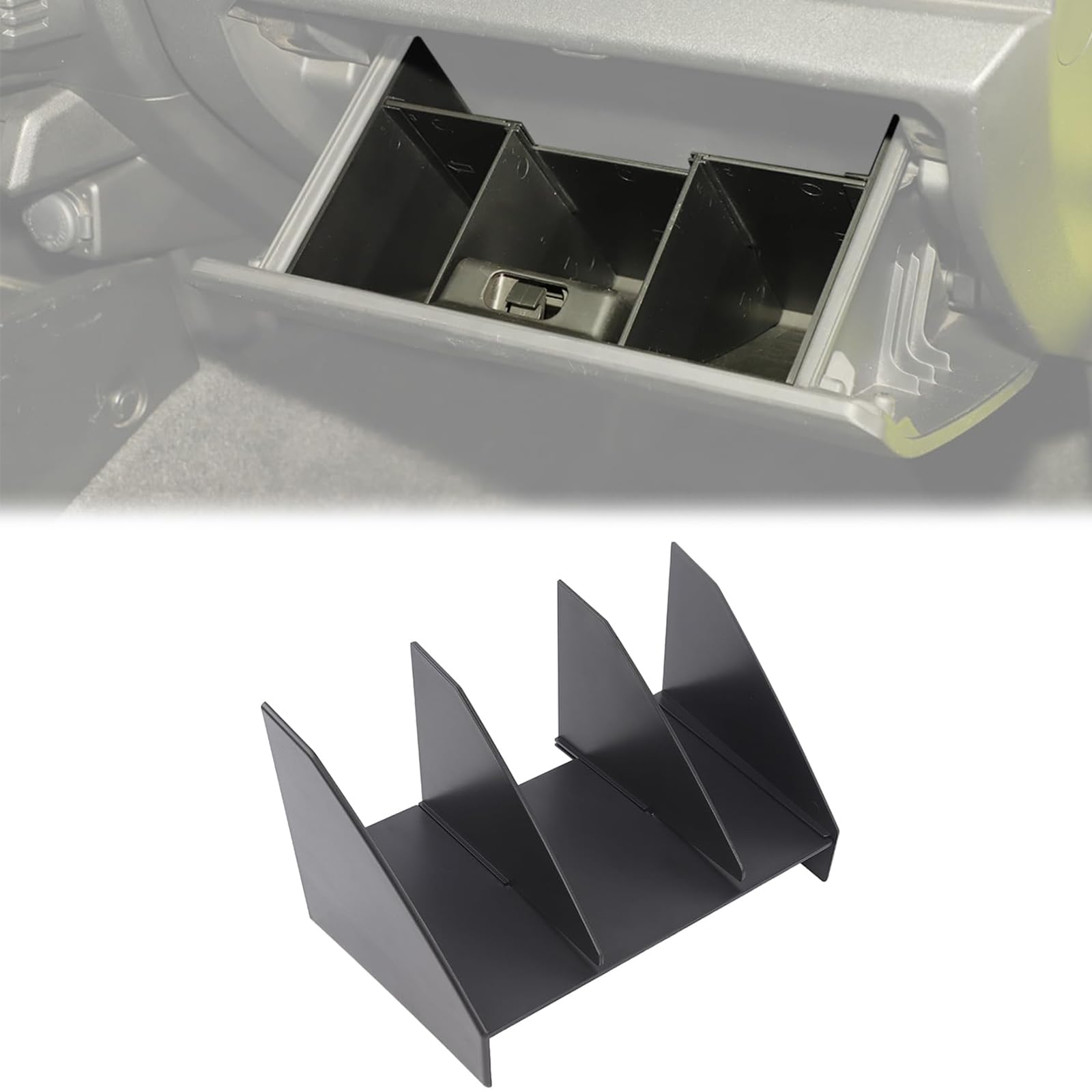 新型スズキジムニー グローブボックス用仕切り JB64 ジムニーシエラJB74 層状パーティション 収納 仕切り板 インサートパネル 整理 収納 インナーボード 分割パネル