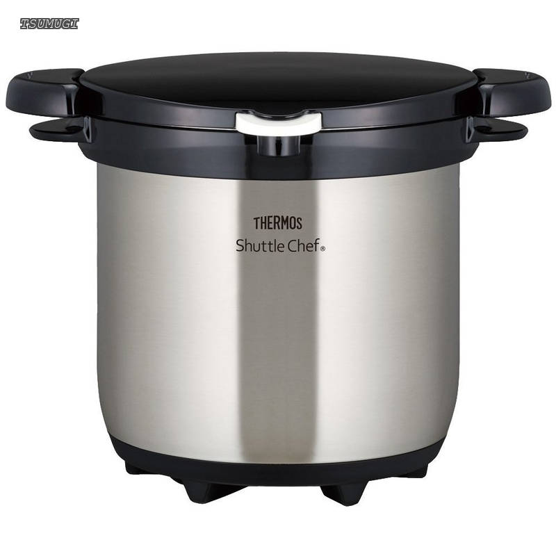 【貨物輸送無料】無意味さ保温膳立て器 シャトル料理人 4.5L (4~6人用) 読みやすいステンレス鋼 KBG-4500 CS