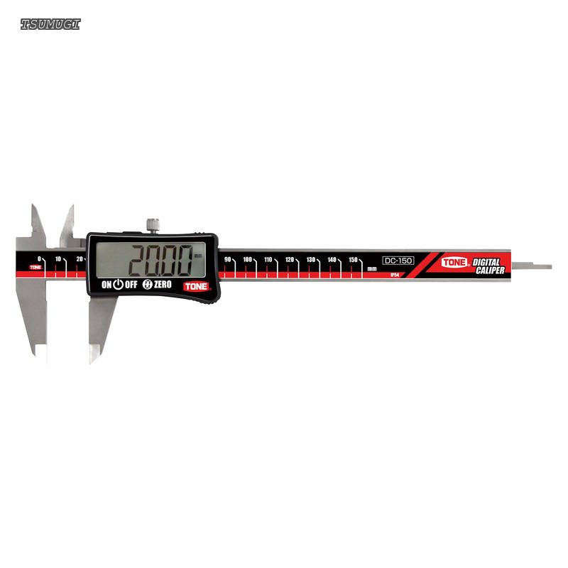 【送料無料】デジタルノギス DC-150 全長235mm 最大口開き150mm｜つむぎハウス