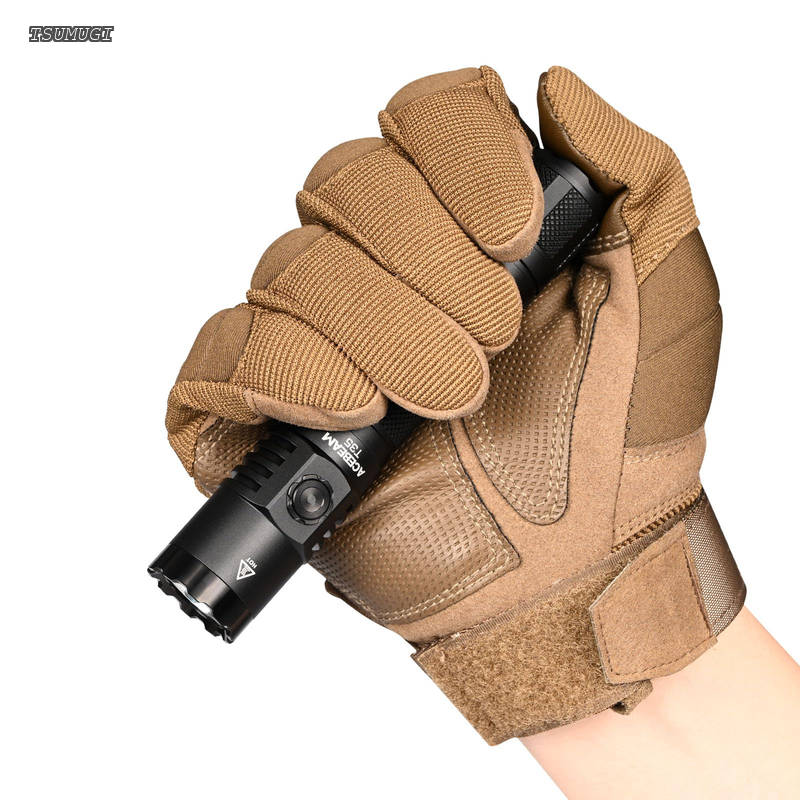 【送料無料】T35 戦術 懐中電灯 小型 USB-C充電式 強力 380メートル 1900ルーメン EDC 防災 護身用ライト タクティカルライト LEDフラッシュライト かいちゅうでんとう ハンディライト 地震 停電対策 登山 キャンプ｜つむぎハウス