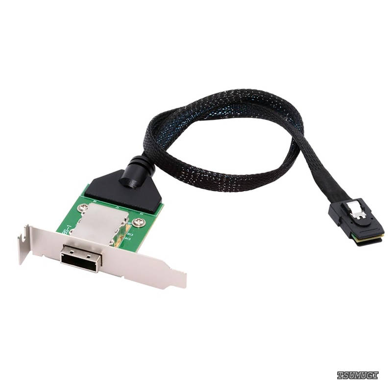 【貨物輸送無料】SFF-8087牡から外の方SFF-8088刃針押しひろげる有線テレビPCBA、薄型鉤括弧付き添い人。