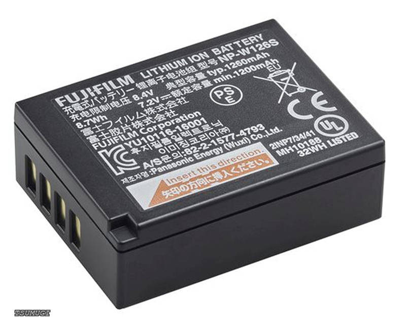 【送料無料】充電式バッテリー NP-W126S|つむぎハウス