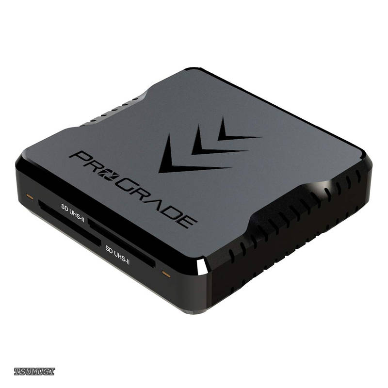 【貨物輸送無料】Digital [SD/SD] USB3.2Gen2 ダブルスロットカードリーダー (PG08) プログレードデジタル 置き目インポート品