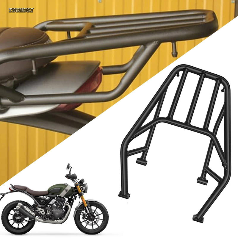 【送料無料】Scrambler400x スクランブラー400x Speed400 スピード400 2024 2025 オートバイのリアラック荷物ラック耐荷重ラックブラケット自転車ブラケットリアキャリア炭素鋼材料｜つむぎハウス
