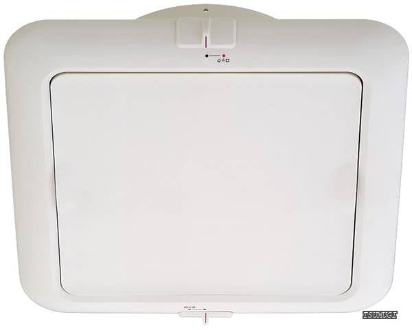 【送料無料】室内用製品 差圧式給気口 天井取付用 PDK150BWFH 角型フラット 外気浄化フィルター｜つむぎハウス