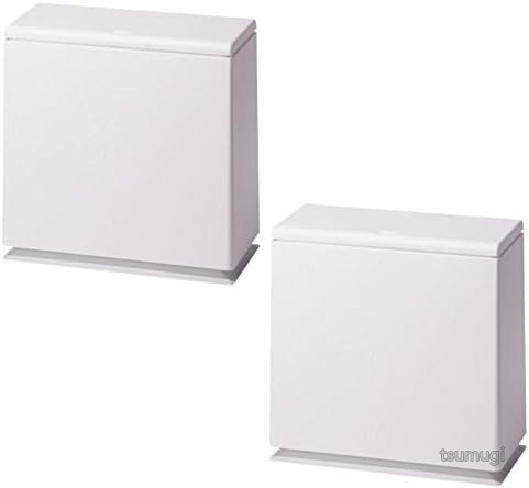【送料無料】キッチン ゴミ箱 フタ付き フラップ式 ホワイト 2個セット 幅31.5cm 8.5L おしゃれ コンパクト 蓋付き 分別 便利 収納 プレゼント 新生活｜つむぎハウス