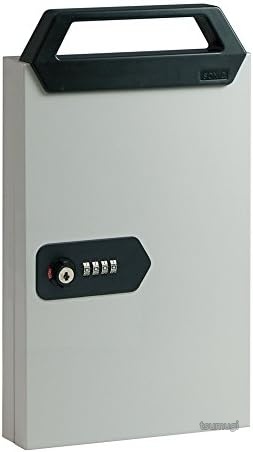 【送料無料】ダイヤル式キーボックス 4桁暗証番号 24本収納 スチール製 緊急解除キー付 業務用 大容量 鍵管理ボックス 壁掛け 安全 便利|つむぎハウス