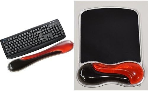 【送料無料】GEL Wave リストレスト レッド マウスパッド セット 手首サポート 人間工学 ゲル クッション 疲労軽減 長時間作業 オフィス 在宅ワーク 快適 プレゼント ギフト｜つむぎハウス 7,410円