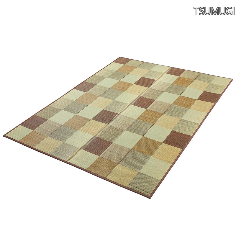【貨物輸送無料】引っ敷き ござ 引っ敷き 花ござ 191x250糎 ウレタン入り口・入口 ふっくら 朦々たる 上滑り打ちきり付き添い人 裏付き添い人 座布団 和風 今めかしい 紋織り 透かし彫り柄 矩形 抗菌類