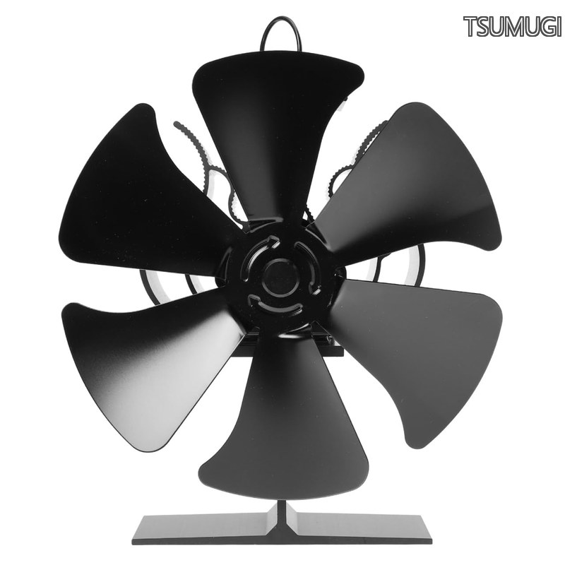 【貨物輸送無料】煖炉 扇風機 エコストーブファン 熱駆動動力 ペレットストーブ 薪暖房器 焼却装置 気違い 防寒打つ手 暖房装置能率 省エネ 静音 温風 冬 軽銀 黒いこと
