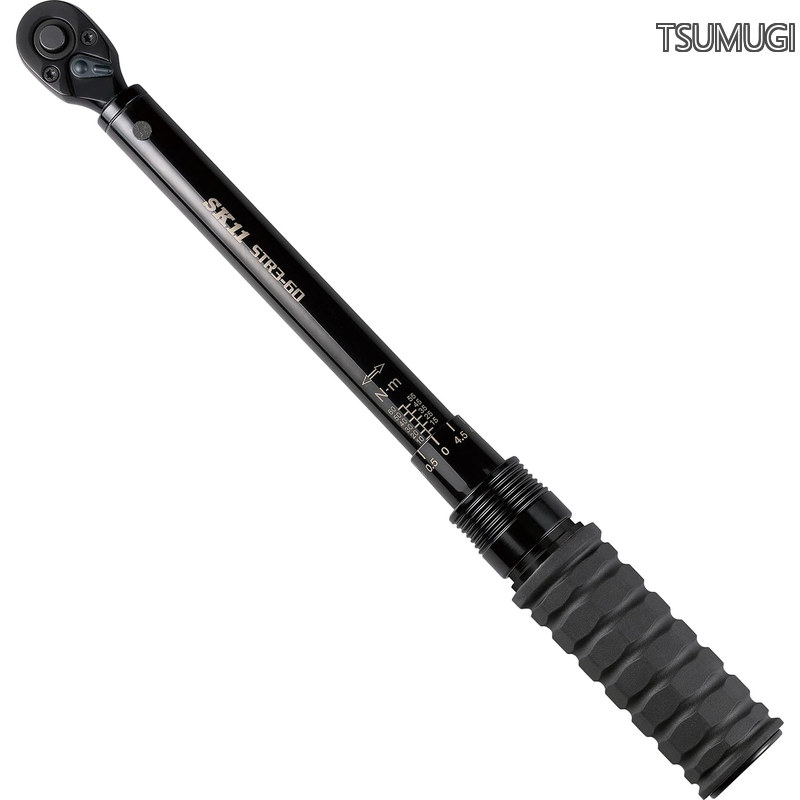 【貨物輸送無料】プレ仕掛ける型トルクレンチ 差込角9.5粍 10~60N・m STR3-60 働きかける両回転させる相応う 雄捻子中毒者の締め付け 入れもの付き添い人
