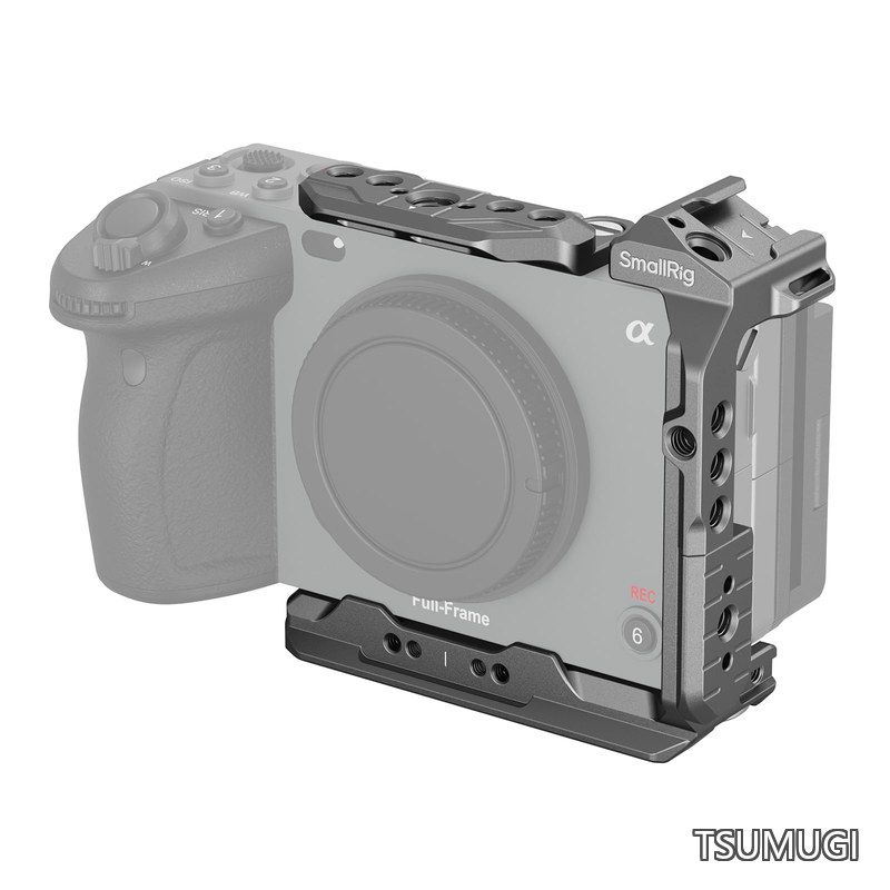 【送料無料】Sony対応 FX3 / FX30 用 HawkLock クイックリリースカメラ用ハーフケージ コールドシューと NATO レール Arca用クイックリリースプレート Sony対応XLR ハンドル用 DJI RS 3 / RS 3 Pro/RS 4 / RS 4 Pro用ジンバル 4772｜つむぎハウス