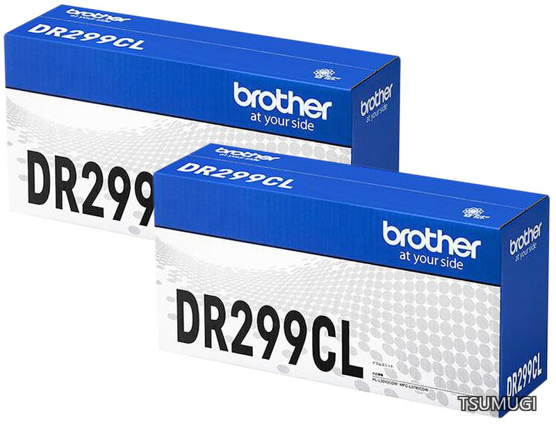 【送料無料】BROTHER純正品DR299CL/DR-299CLドラムユニット2個セットHL-L3240CDWMFC-L3780CDW対応｜つむぎハウス