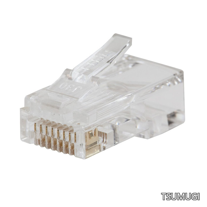 【送料無料】? 702 pass-thru Modularデータプラグ、cat5e (50パック)|つむぎハウス