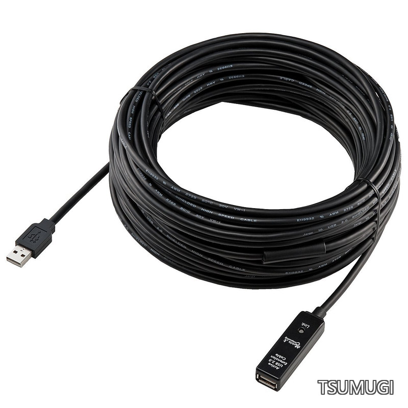 【送料無料】延長ケーブル 20m EZ5-USB007｜つむぎハウス