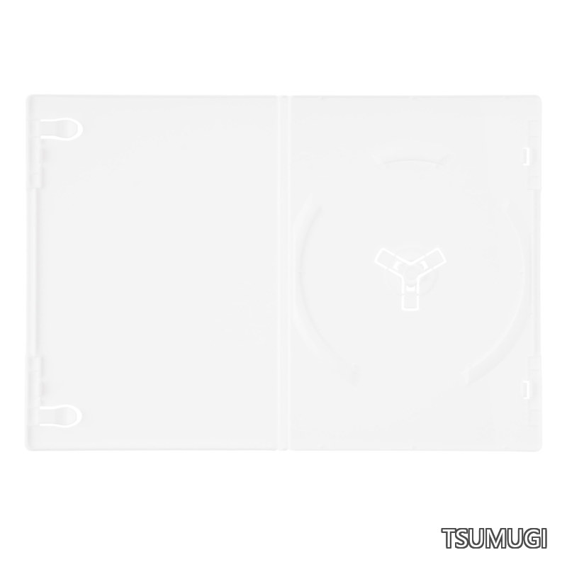 【送料無料】1枚収納 200個セット【CS7-DVDT1S-200】 (白)|つむぎハウス