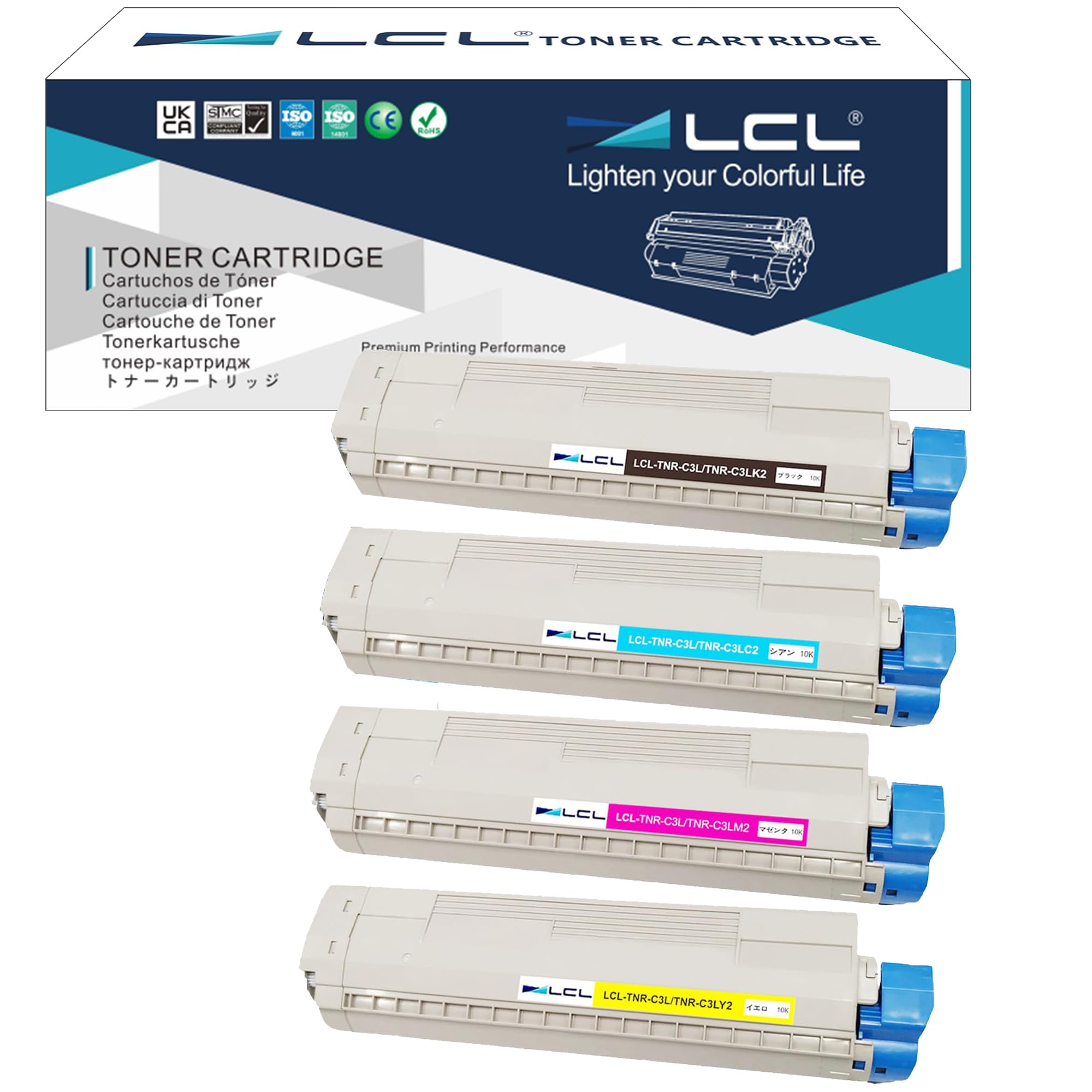 【送料無料】OKI用 TNR-C3L TNR-C3LK1 TNR-C3LK2 TNR-C3LC2 TNR-C3LM2 TNR-C3LY2 増量 再生トナーカートリッジ (4色セット) 対応機種:OKI C811dn C811dn-T C841dn C841dn-PI MC883dnwv MC883dnw MC863dnwv MC863dnw MC843dnwv MC843dnw MC984dnw｜つむぎハウス