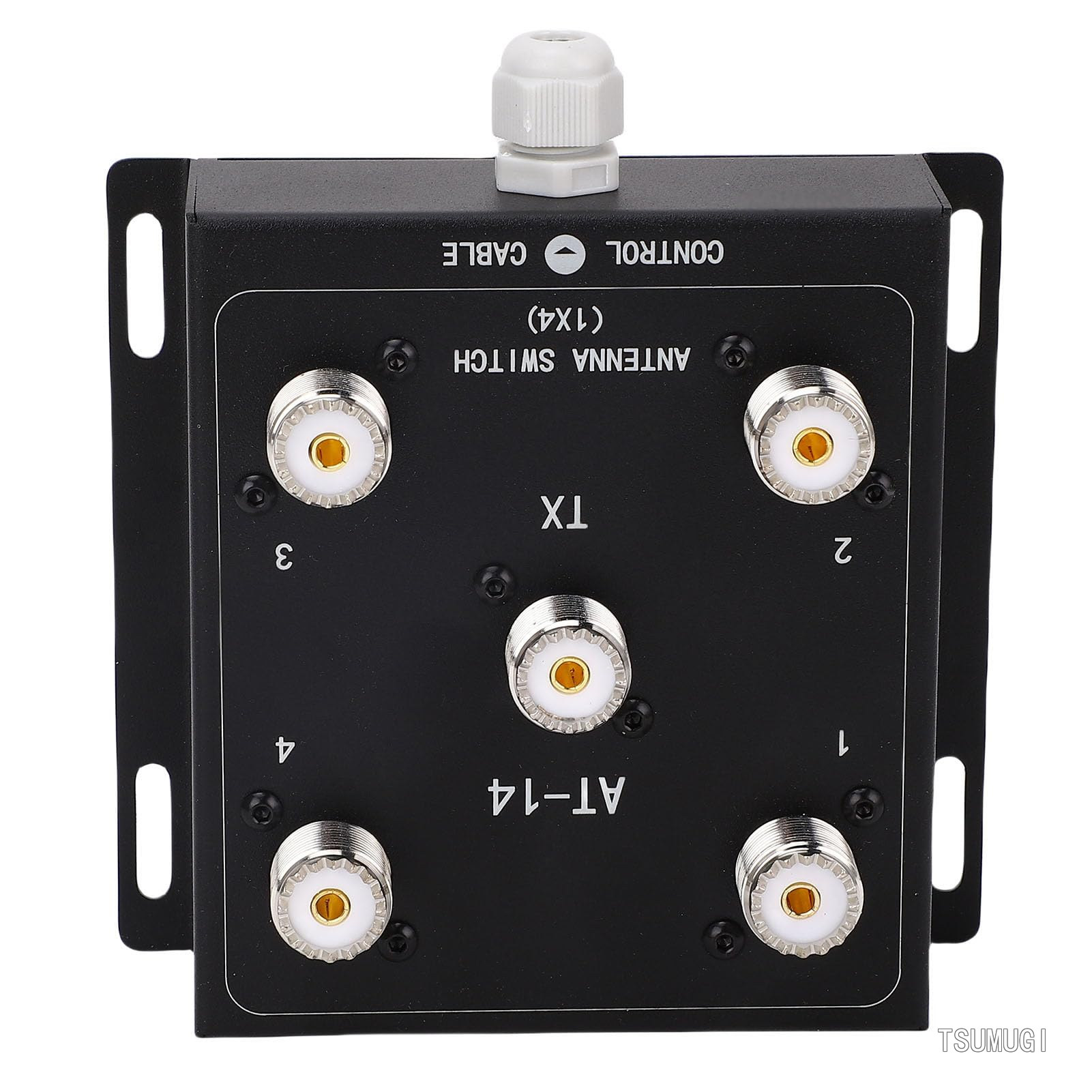 【送料無料】リモート 1.8-60MHz HF帯 500W PEP対応 SO-239コネクタ 同軸切替器 低損失 アルミ合金 アマチュア無線用｜つむぎハウス