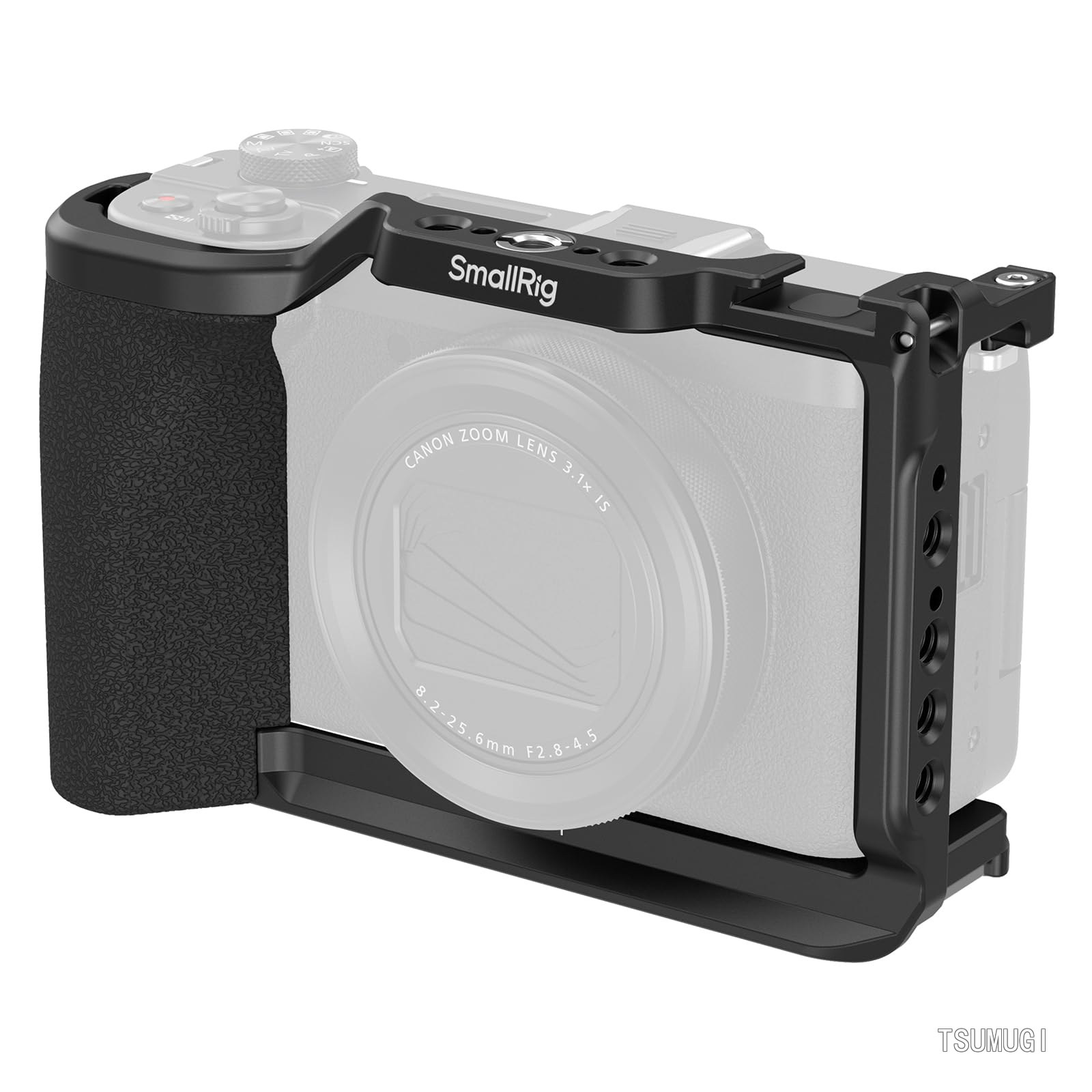 【送料無料】Canon PowerShot V1用 (ブラック) 5807｜つむぎハウス