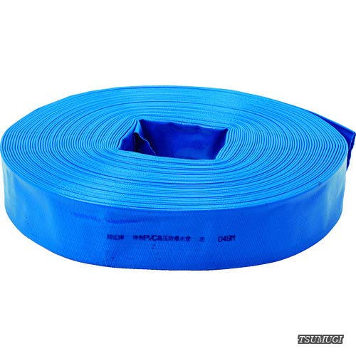 【送料無料】PVC送排水用ホース 50mm&times;100m TPVCH-50-100｜つむぎハウス