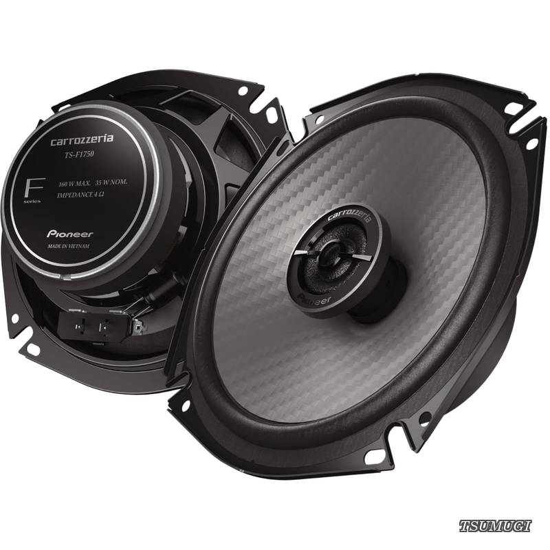 【送料無料】スピーカー TS-F1750 17cm カスタムフィット コアキシャル 2ウェイ ハイレゾ対応 カロッツェリア|つむぎハウス