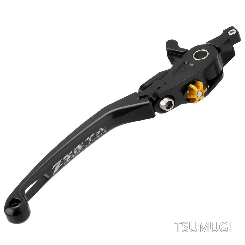 【送料無料】RACING) XJR1300 KATANA HAYABUSA ZRX1200DAEG V-STORM800/1050 SV650 ZEPHYR750/1100&hellip;etc パイロットレバー ブレーキ ブラック 可倒式 高強度アルミ合金 レバー位置調整(約20段階) 自動レバー復帰システム ダートフリーク Dirtfreak F5580｜つむぎハウス