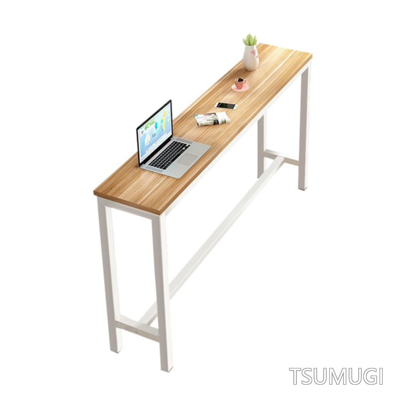 【送料無料】多機能コンパクトハイテーブル カウンターダイニング兼用 (ウッドカラー テーブル 100cm)｜つむぎハウス