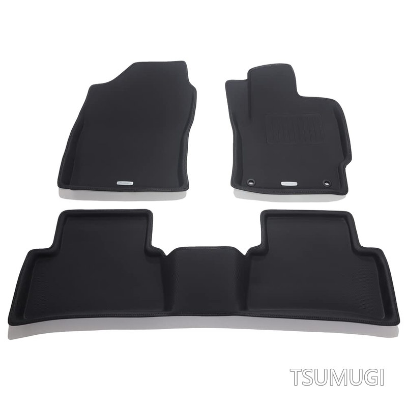 【送料無料】フロアマット 立体タイプ 1台分セットカローラツーリング ZRE212W / MZEA17W 2019/9～2025/5 / カローラスポーツ NRE210H / MZEA12H 2018/6～2025/5 / カローラスポーツハイブリッド ZWE21#H 2018/6～ ラバータイプ ブラック ET-1211 【5EETB1211K】｜つむぎハウス