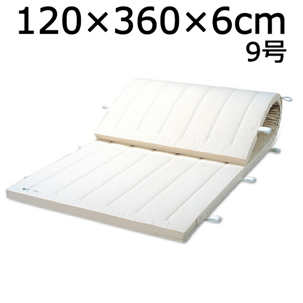 体操マット 9号 マット運動 練習 マット SGマーク付体操マット 120×360×厚6cm 送料無料
