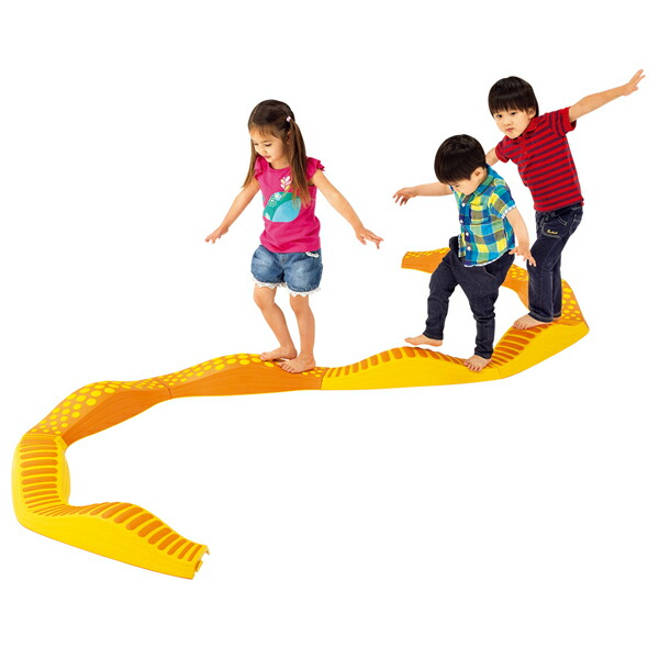 楽天市場 平均台 ウェイブバランス平均台 グリーン 低床型平均台 スポーツ バランス遊具 ツムラウェブショップ 楽天市場店